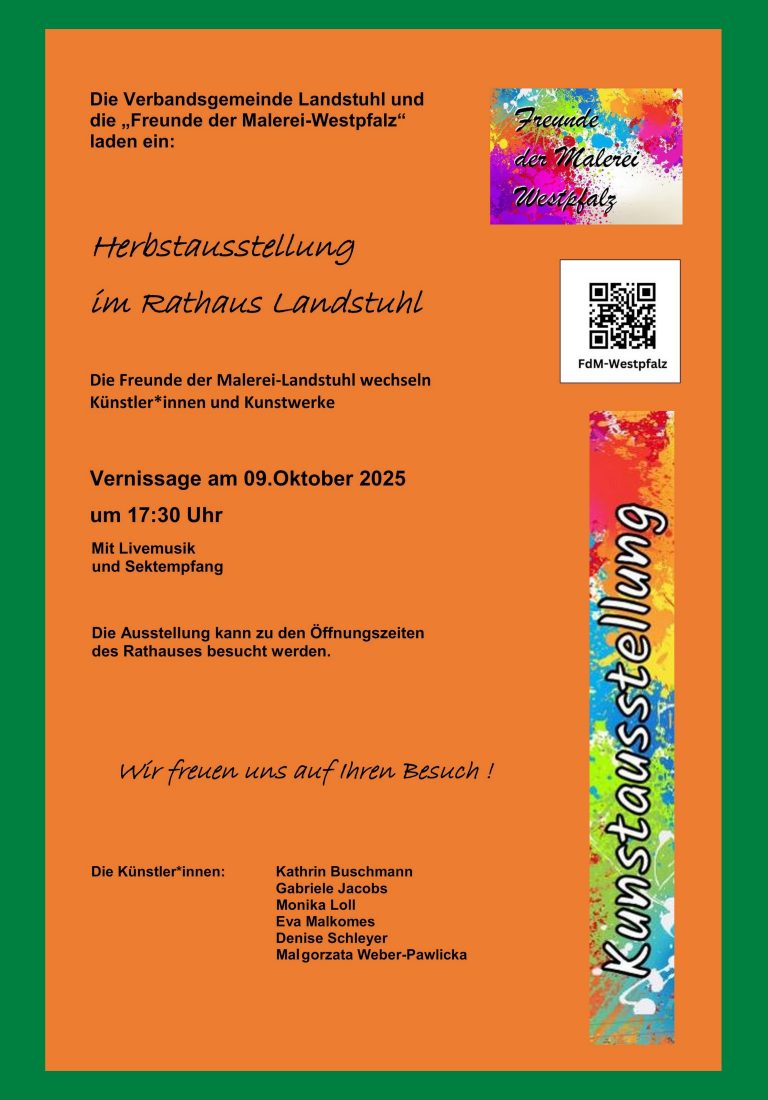 FdM Westpfalz Ausstellung Rathaus Landstuhl bis April 2026
